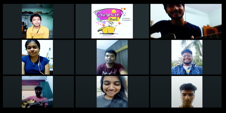 A VIDEO CALL CONCERT