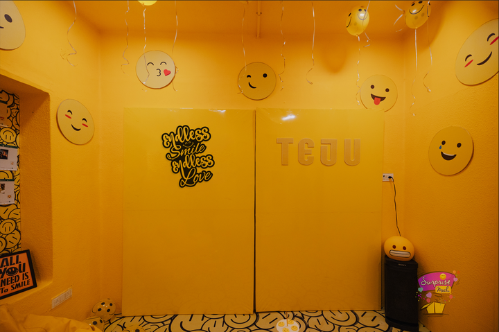 Smiley Themed Proposal/Love Celebration