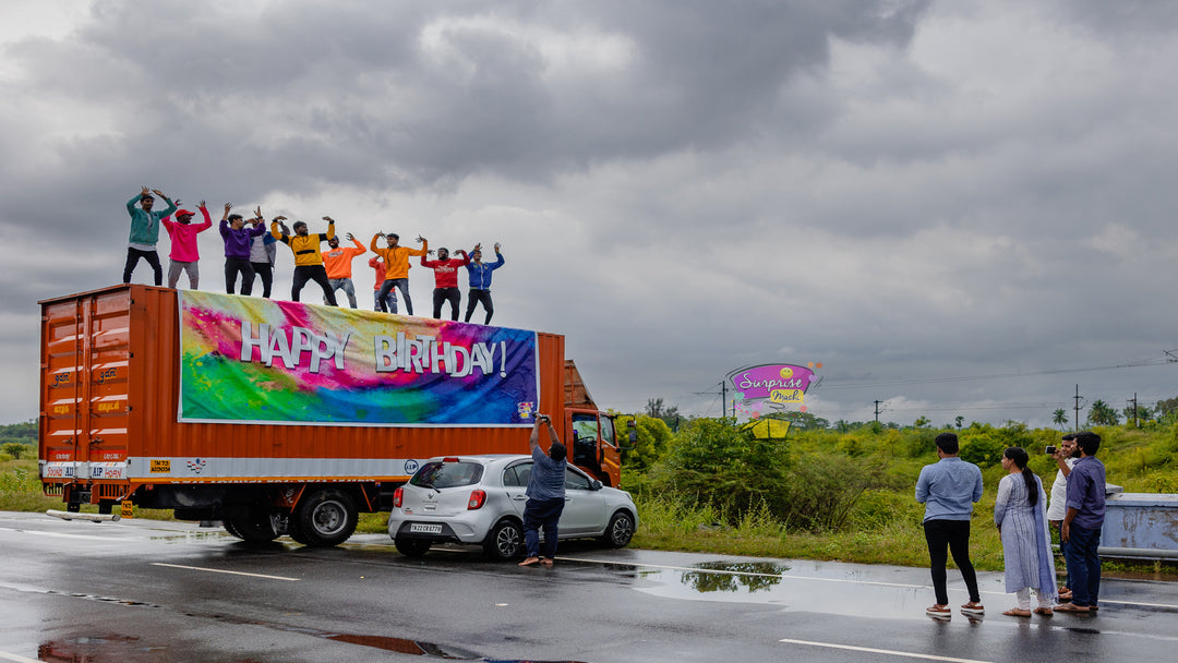 OVER THE TRUCK SURPRISE